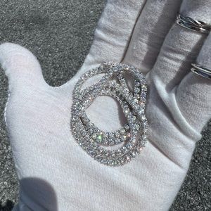 22 inch Moissanite tennis chain